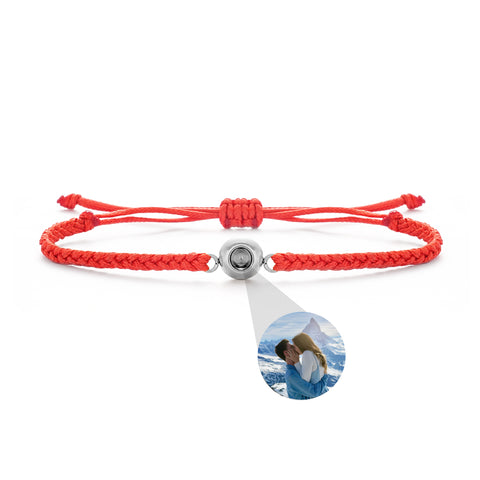 Custom photo projection bracelet